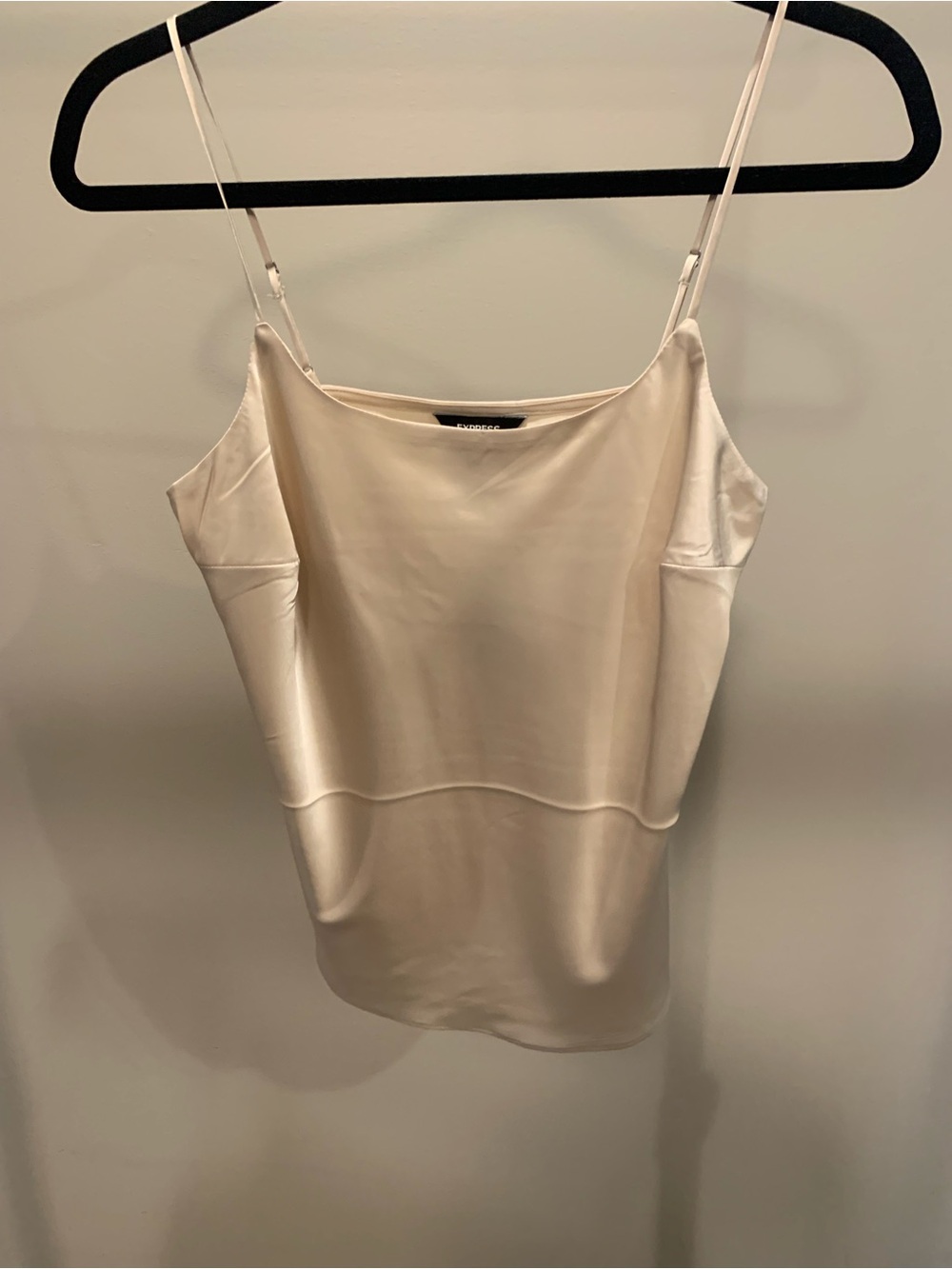 Express Cream Satin Camisole